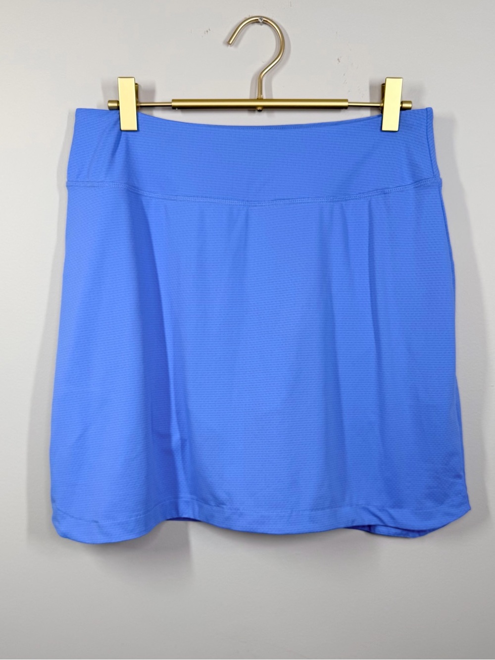X by Gottex Athletic Honeycomb Mesh Skort Royal Blue, M Pickleball/Golf/Tennis